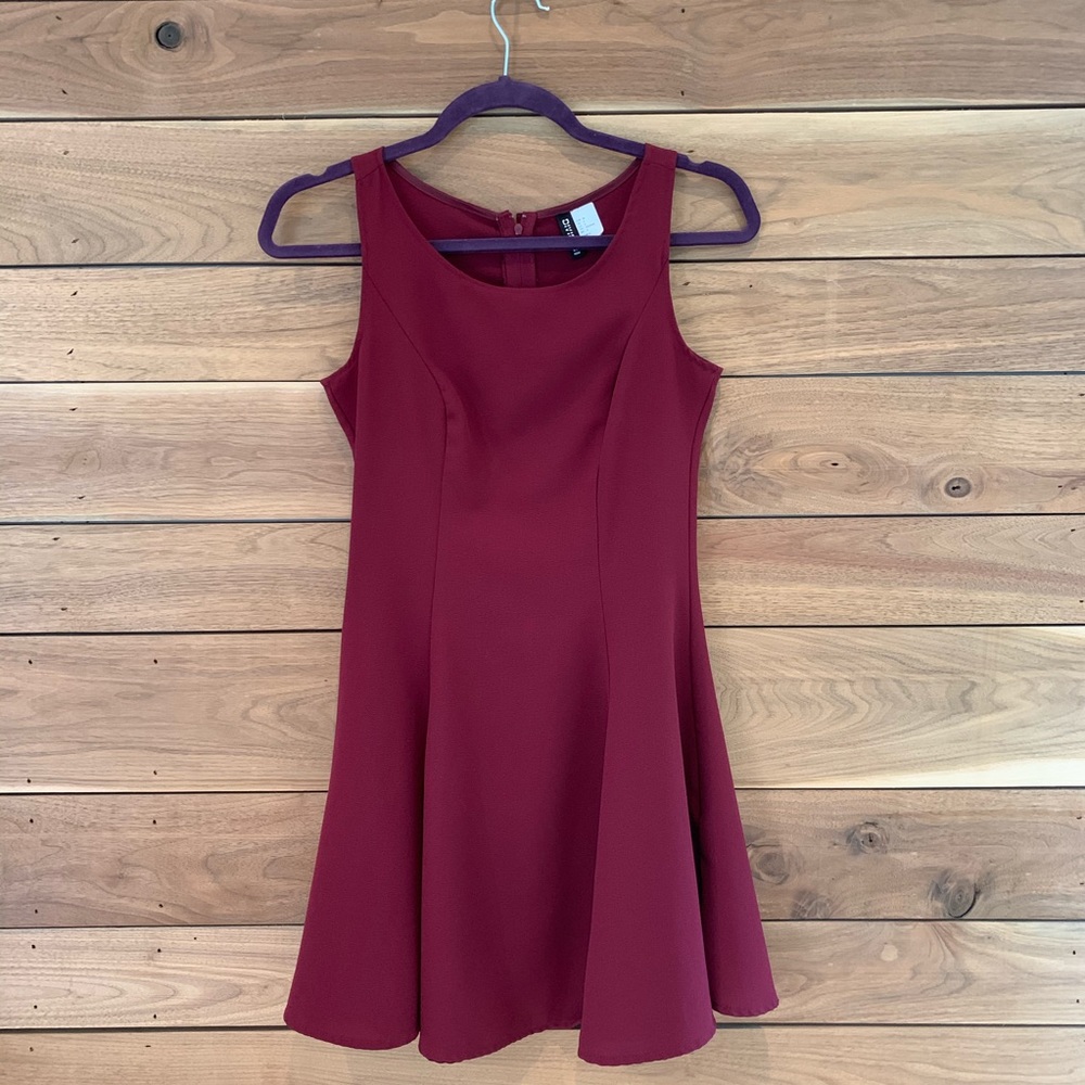 H&M Maroon Dress